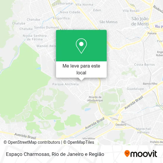 Espaço Charmosas mapa