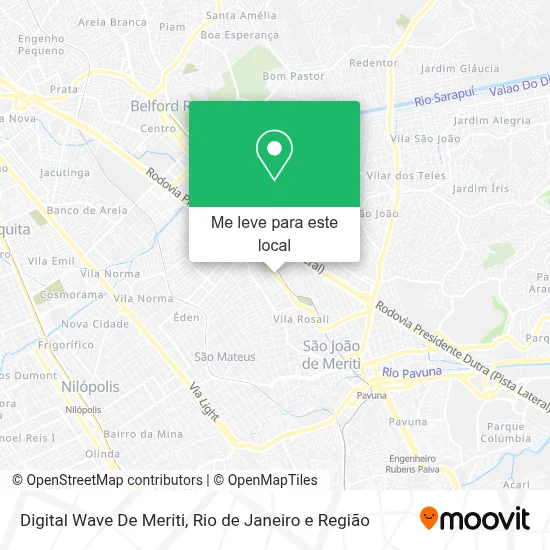 Digital Wave De Meriti mapa