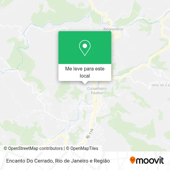 Encanto Do Cerrado mapa