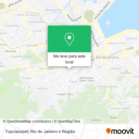 Topclasspet mapa