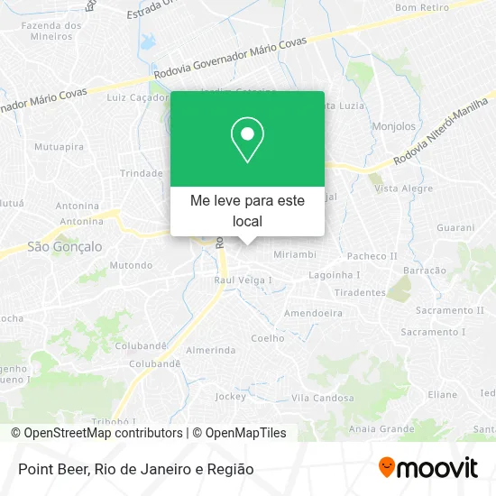 Point Beer mapa