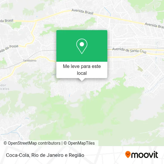 Coca-Cola mapa