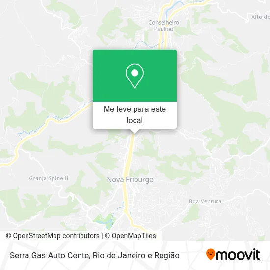Serra Gas Auto Cente mapa