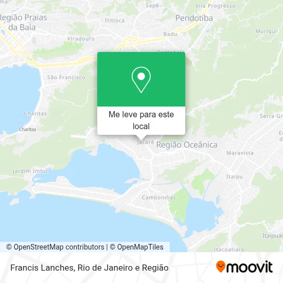 Francis Lanches mapa