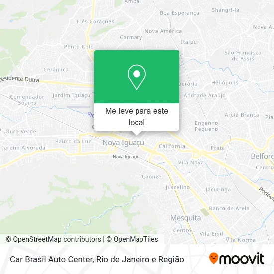 Car Brasil Auto Center mapa
