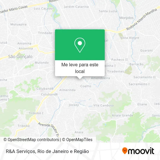 R&A Serviços mapa