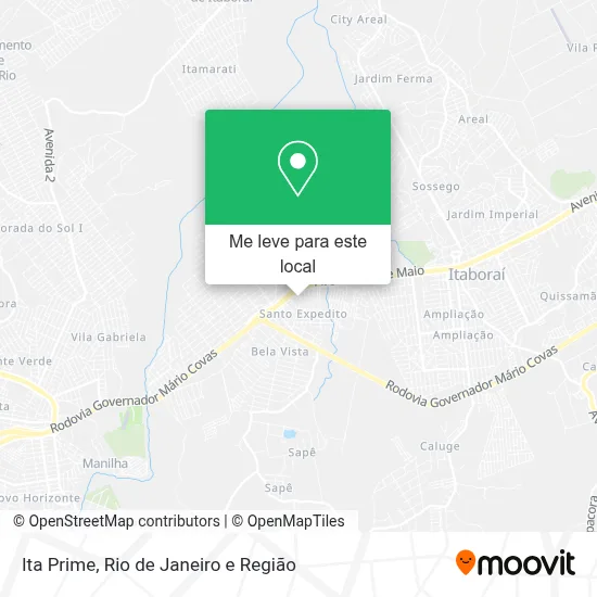 Ita Prime mapa