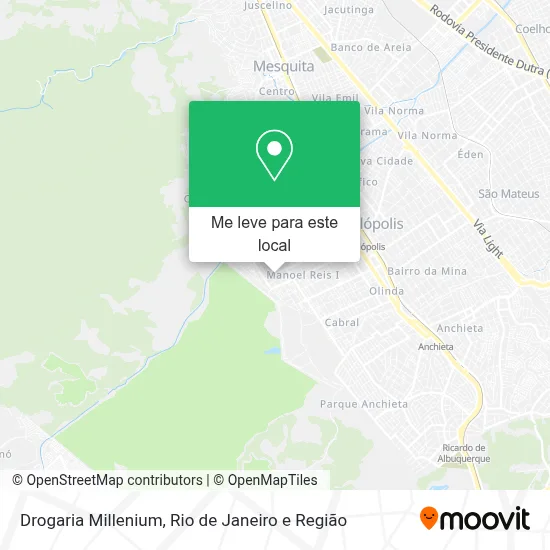 Drogaria Millenium mapa