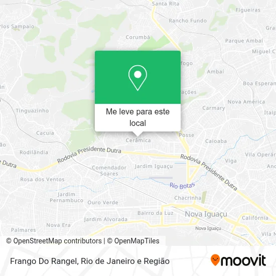 Frango Do Rangel mapa