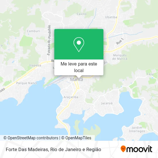 Forte Das Madeiras mapa