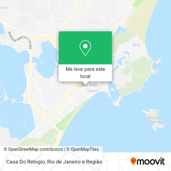 Casa Do Relogio mapa