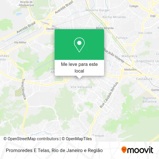 Promoredes E Telas mapa