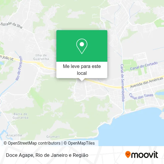 Doce Agape mapa