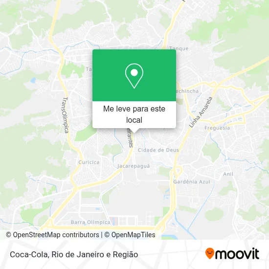 Coca-Cola mapa