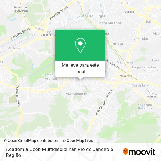 Academia Ceeb Multidisciplinar mapa