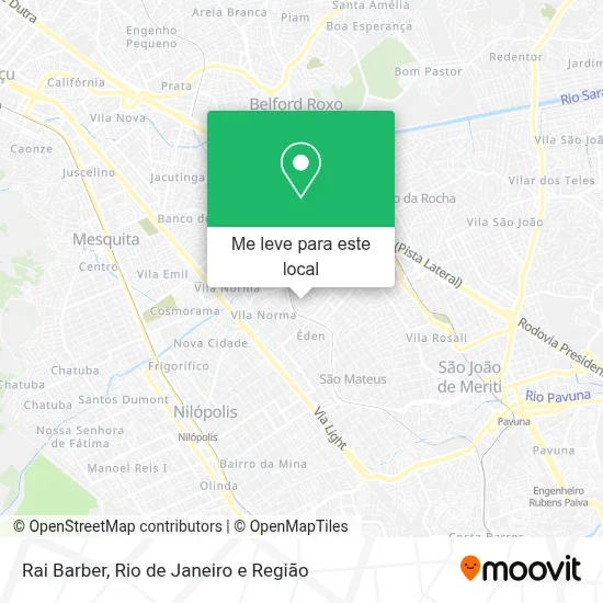Rai Barber mapa
