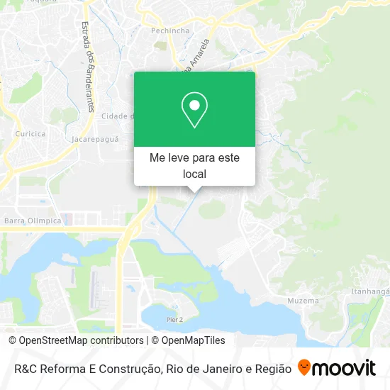 R&C Reforma E Construção mapa