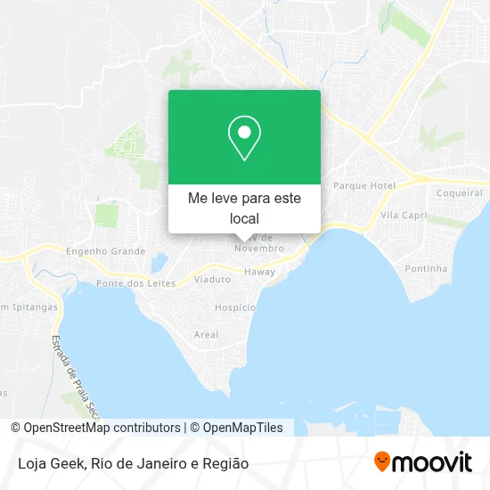 Loja Geek mapa