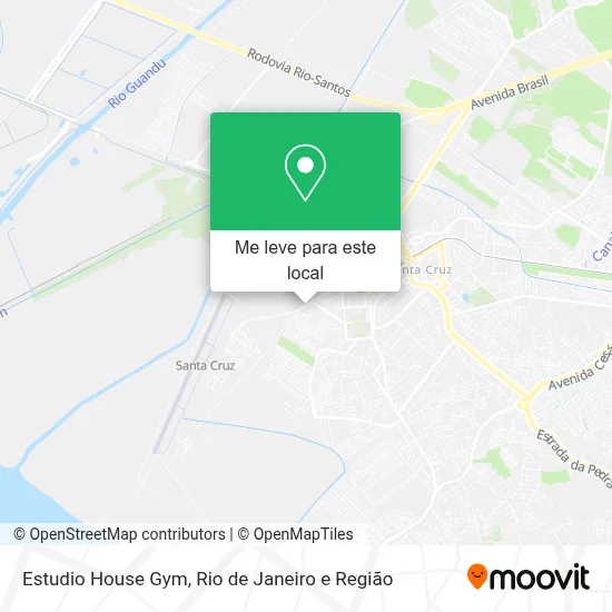 Estudio House Gym mapa