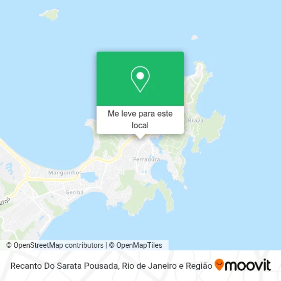 Recanto Do Sarata Pousada mapa