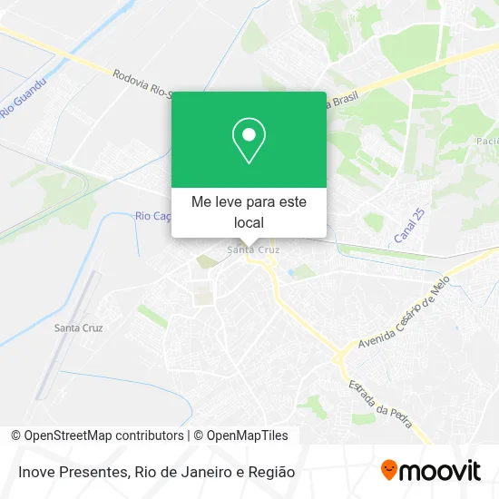 Inove Presentes mapa