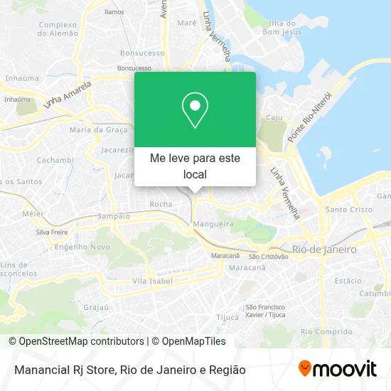 Manancial Rj Store mapa