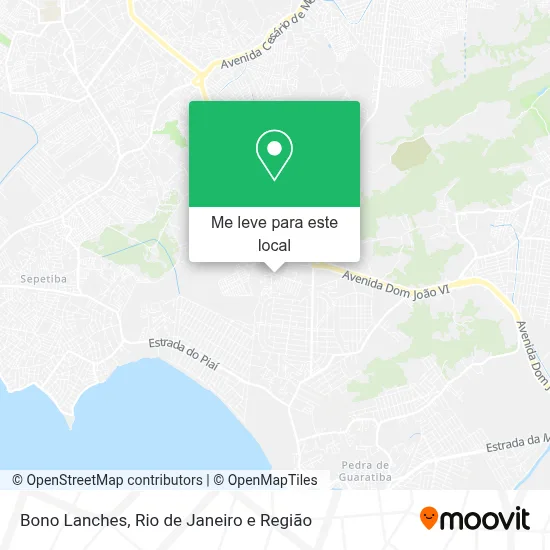 Bono Lanches mapa
