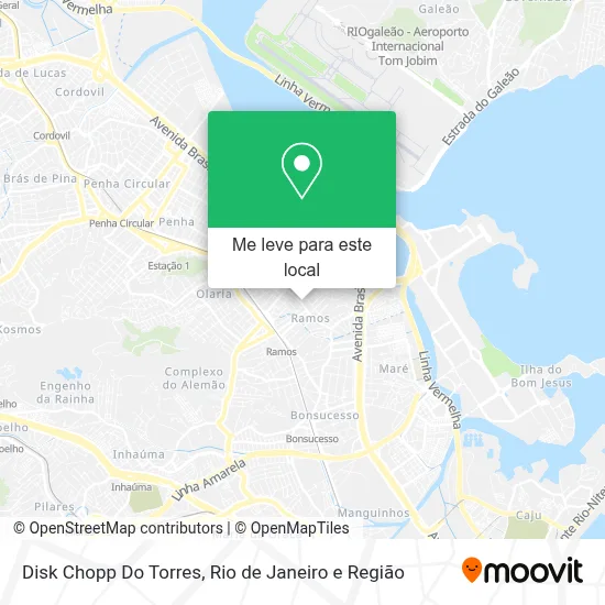 Disk Chopp Do Torres mapa
