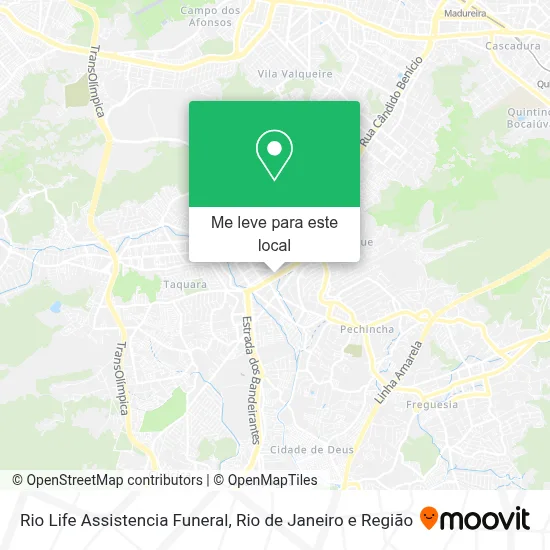 Rio Life Assistencia Funeral mapa