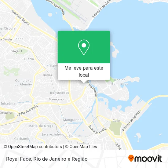 Royal Face mapa