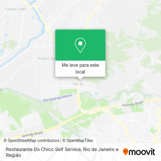 Restaurante Do Chico Self Service mapa