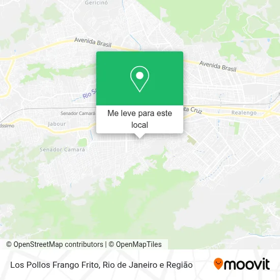 Los Pollos Frango Frito mapa