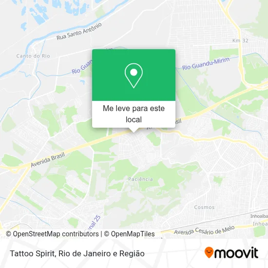 Tattoo Spirit mapa