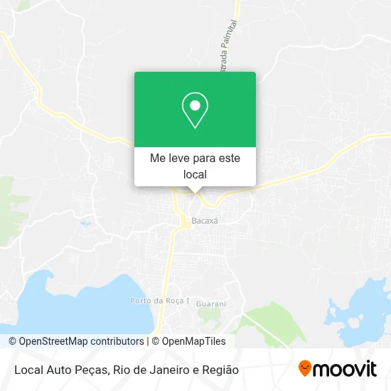 Local Auto Peças mapa