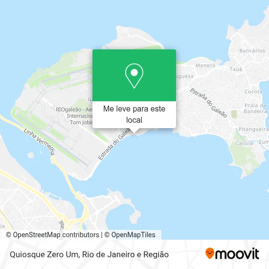 Quiosque Zero Um mapa