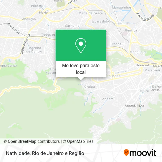 Natividade mapa