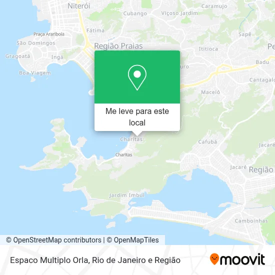Espaco Multiplo Orla mapa