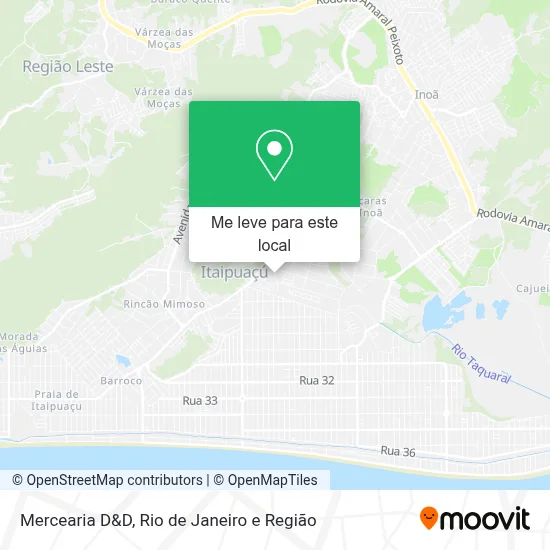 Mercearia D&D mapa