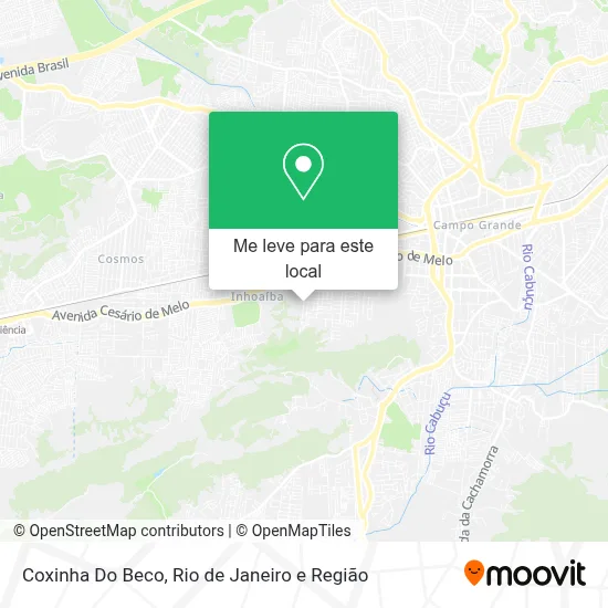 Coxinha Do Beco mapa