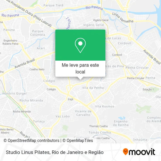 Studio Linus Pilates mapa