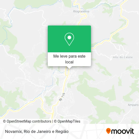 Novamix mapa