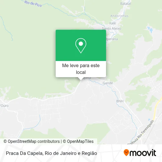 Praca Da Capela mapa