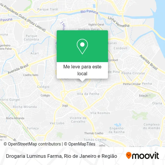 Drogaria Luminus Farma mapa