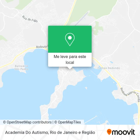 Academia Do Autismo mapa