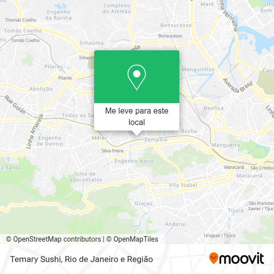 Temary Sushi mapa