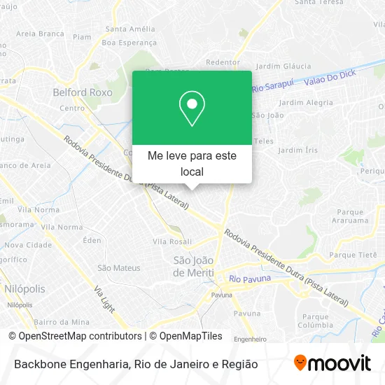 Backbone Engenharia mapa