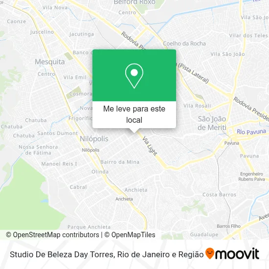 Studio De Beleza Day Torres mapa