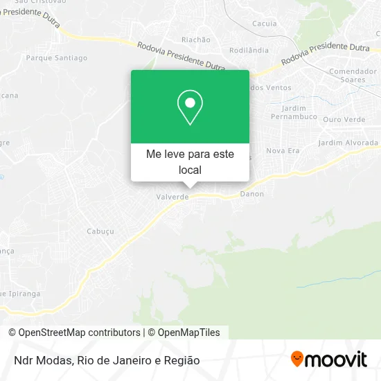 Ndr Modas mapa