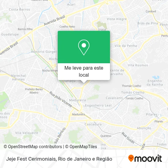 Jeje Fest Cerimoniais mapa