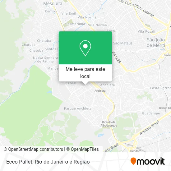 Ecco Pallet mapa